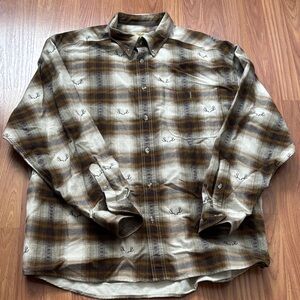 Cabela’s All Season Chamois Shirt Sz 2XL